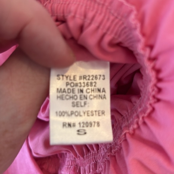 Big Water Blue Sky Womens Pink Jumpsuit Size Small Sleeveless Boho Feminine Vibe - Picture 11 of 11